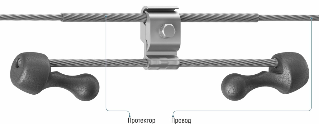 Протектор защитный спиральный ПЗС-Т-d11(13)x